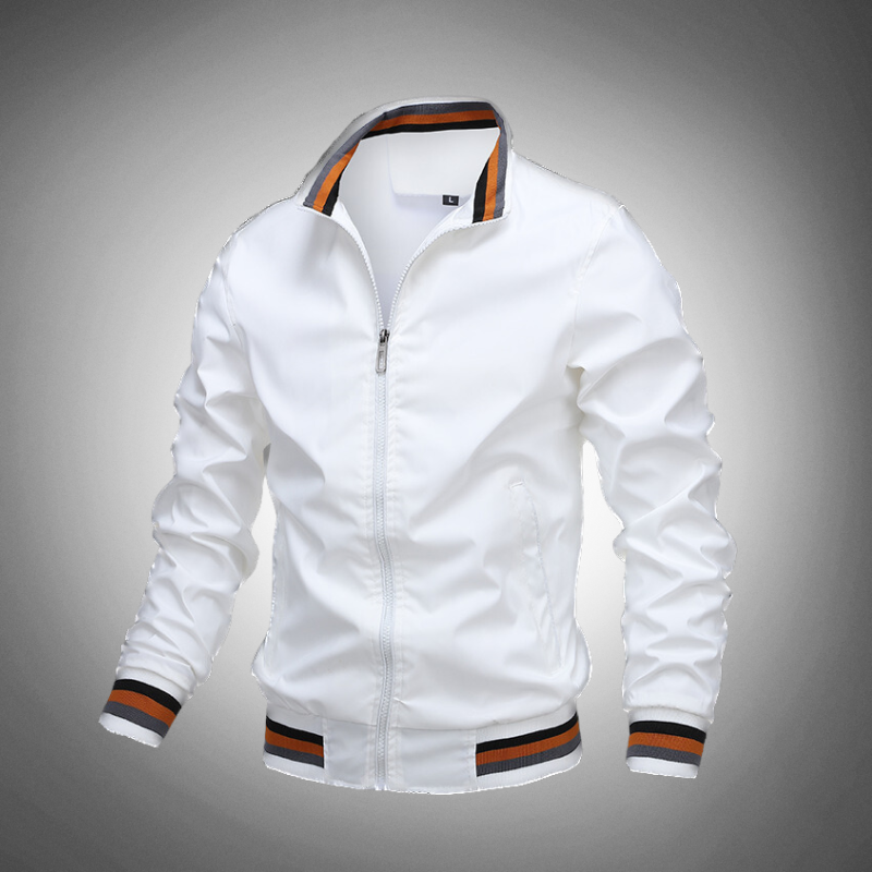Men’s Waterproof Bomber Jacket | Modern City Layering Ease
