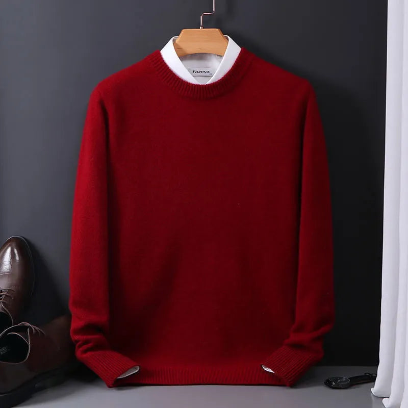 Knitted Men’s Crew Neck Jumper | Effortless Everyday Sophistication