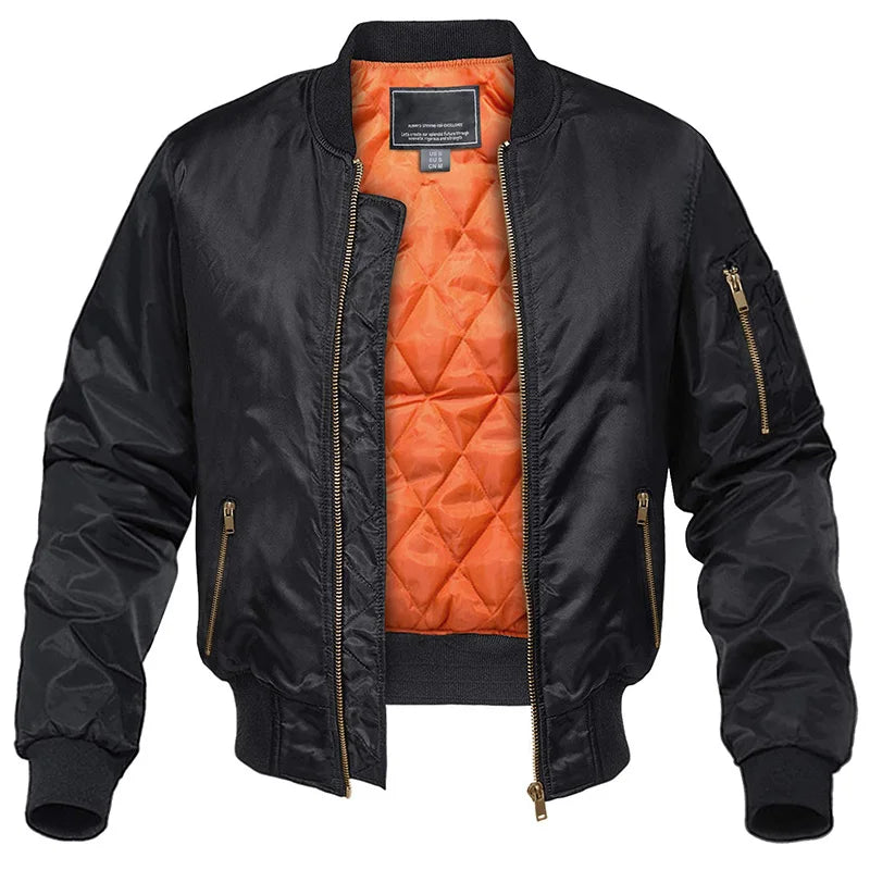 Men’s Quilted Bomber Jacket | Classic Pilot Urban Sophistication
