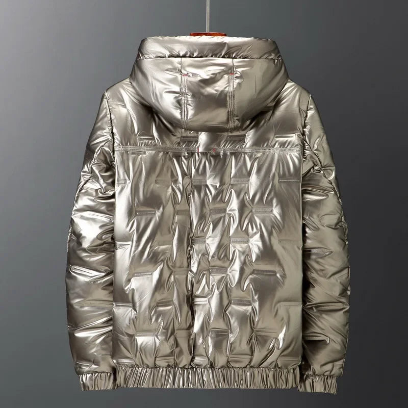 Men’s Winter Hooded Short Puffer Bomber Jacket | Elevated Cold-Weather Ease