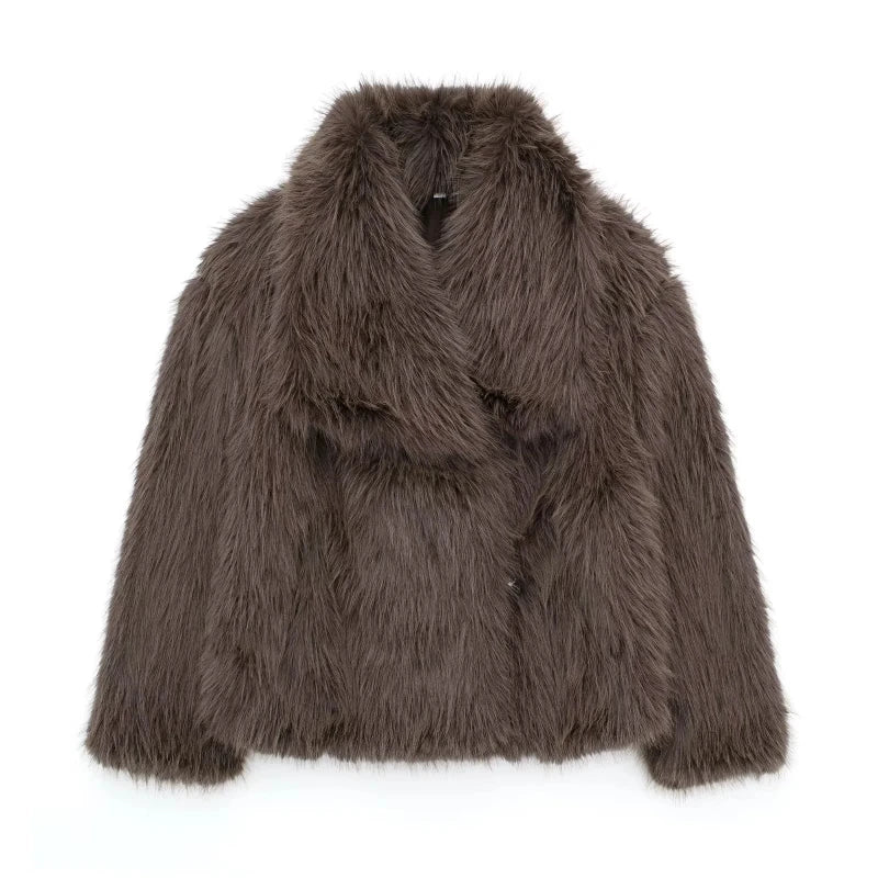 Faux Fur Coat | Luxurious Cosy Glamour For Evenings Out