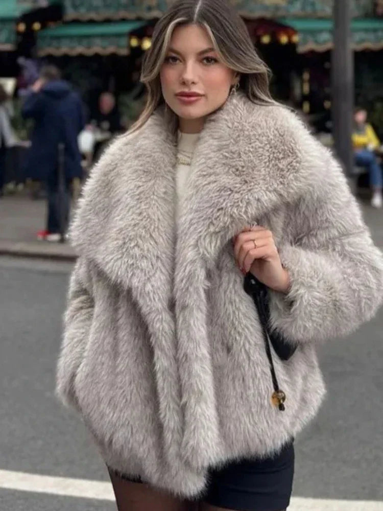 Faux Fur Coat | Luxurious Cosy Glamour For Evenings Out