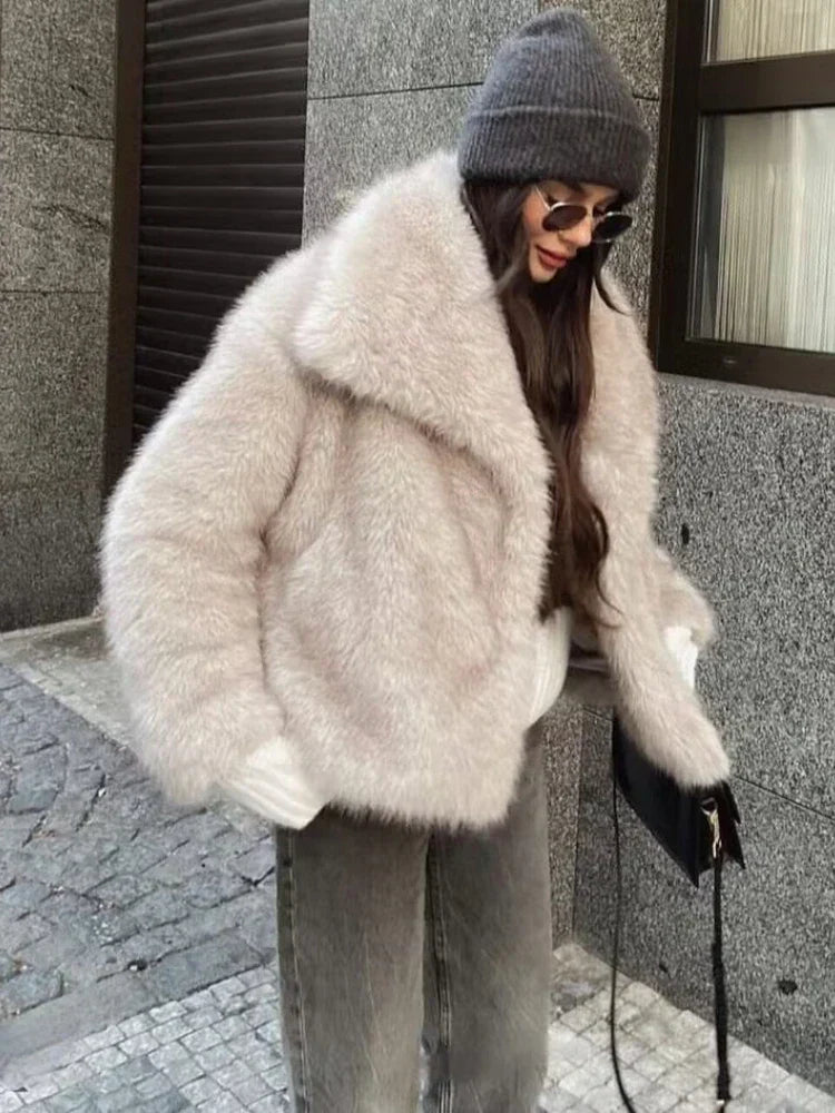 Faux Fur Coat | Luxurious Cosy Glamour For Evenings Out