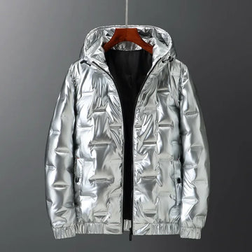 Men’s Winter Hooded Short Puffer Bomber Jacket | Elevated Cold-Weather Ease