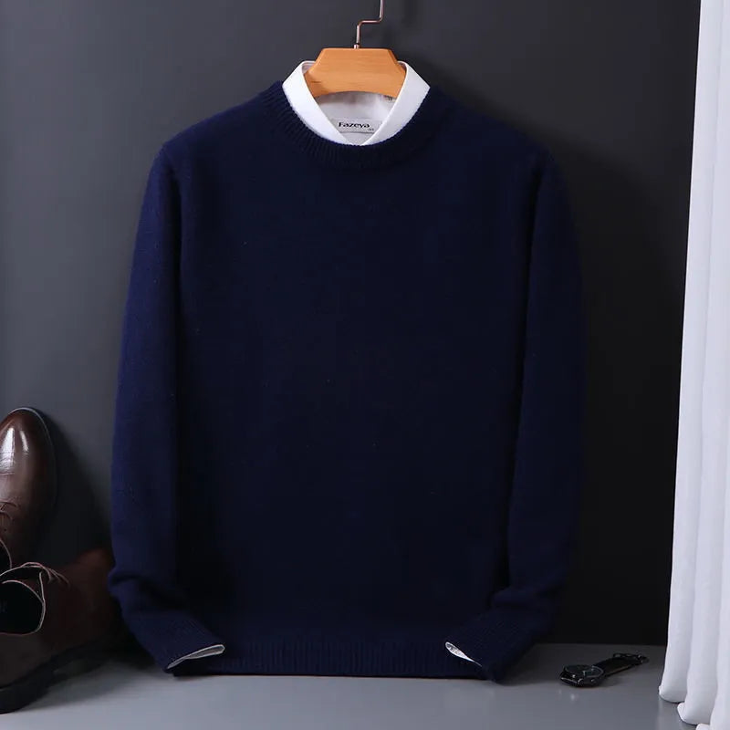 Knitted Men’s Crew Neck Jumper | Effortless Everyday Sophistication