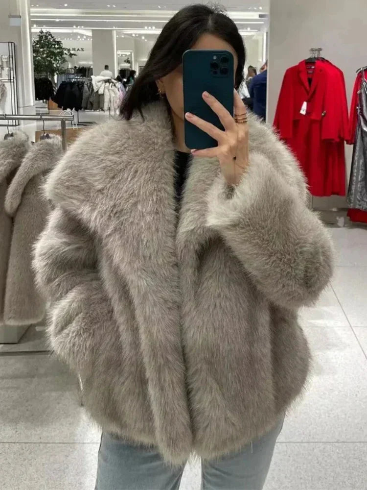 Faux Fur Coat | Luxurious Cosy Glamour For Evenings Out