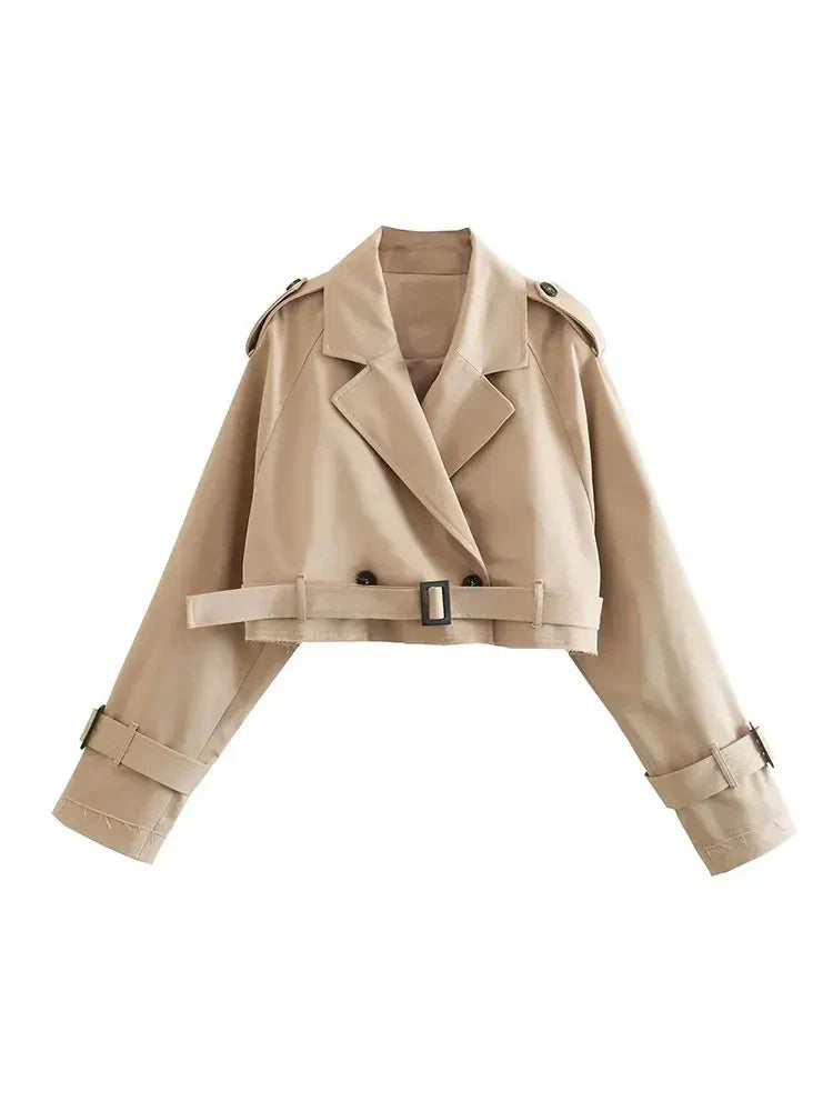 Belted Short Jacket | Refined Hourglass Silhouette And Lasting Comfort