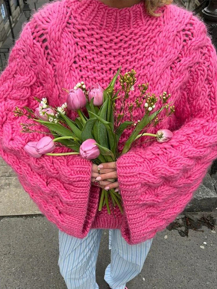 Chunky Oversized Knit Sweater | Effortless Everyday Quiet Luxury