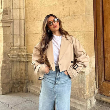 Belted Short Jacket | Refined Hourglass Silhouette And Lasting Comfort