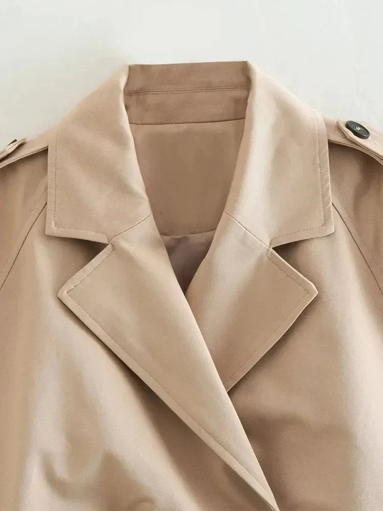 Belted Short Jacket | Refined Hourglass Silhouette And Lasting Comfort