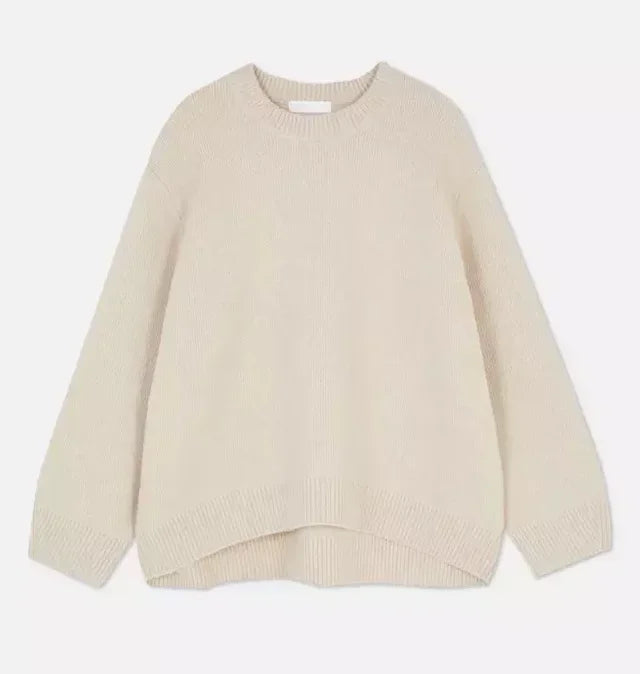 Pink Knit Sweater | Effortless Autumn Elegance