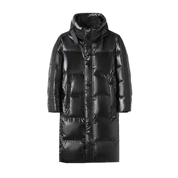 Men's Long Down Winter Puffer Coat | Modern City Warmth