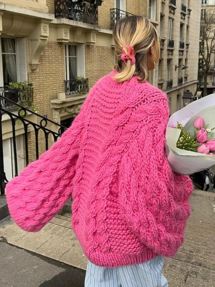 Chunky Oversized Knit Sweater | Effortless Everyday Quiet Luxury