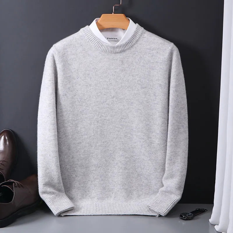 Knitted Men’s Crew Neck Jumper | Effortless Everyday Sophistication