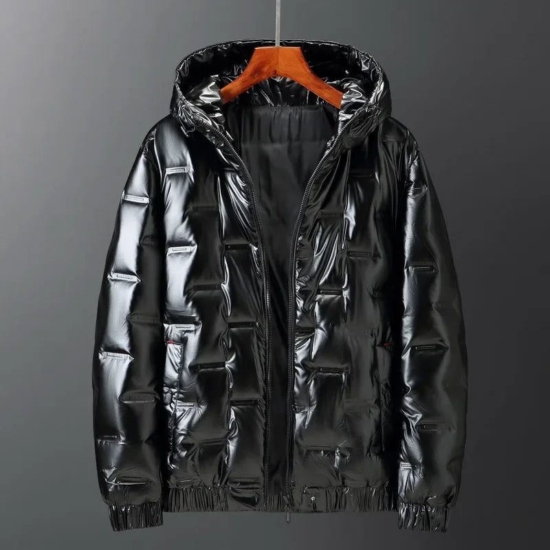 Men’s Winter Hooded Short Puffer Bomber Jacket | Elevated Cold-Weather Ease