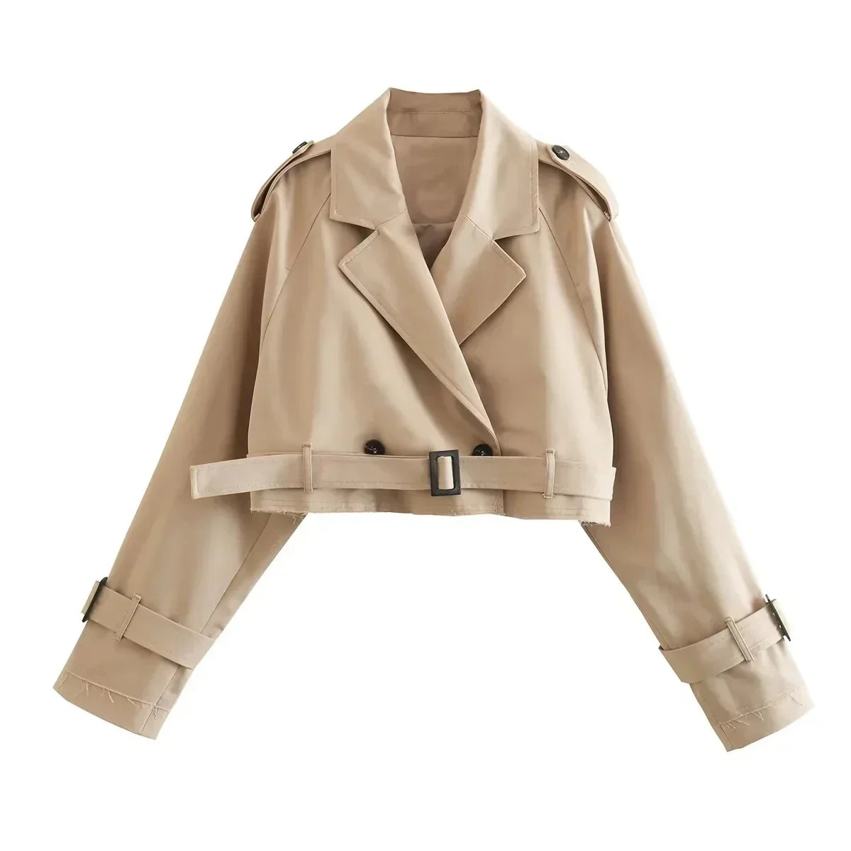 Belted Short Jacket | Refined Hourglass Silhouette And Lasting Comfort