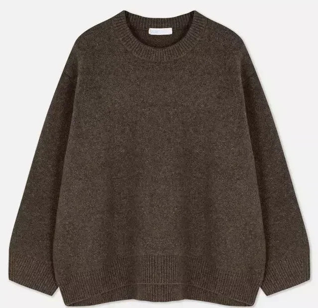 Pink Knit Sweater | Effortless Autumn Elegance