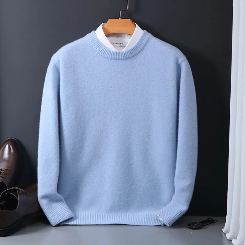 Knitted Men’s Crew Neck Jumper | Effortless Everyday Sophistication