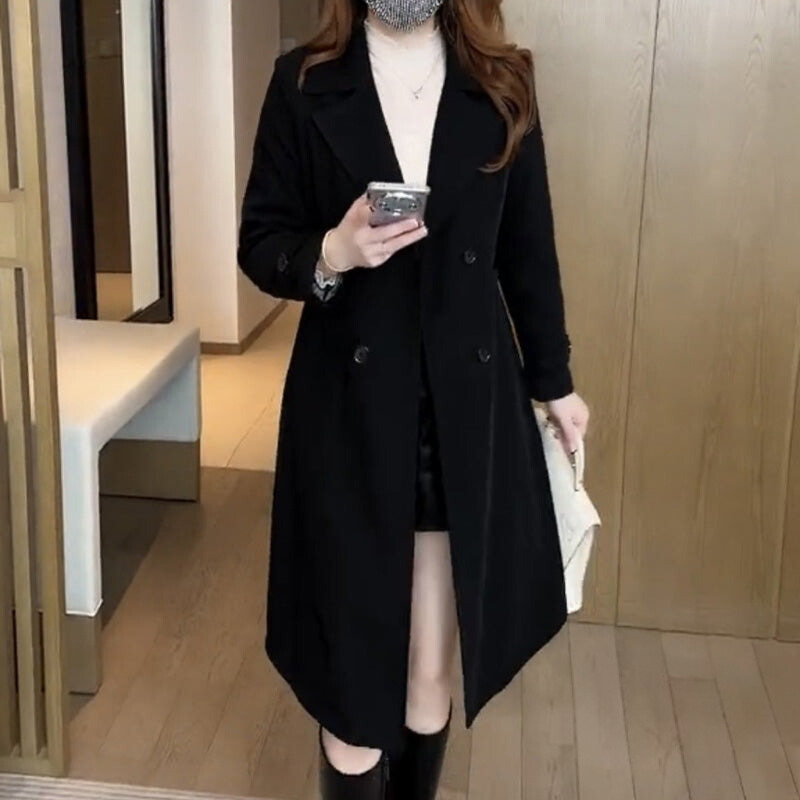 Tailored Double-Breasted Trenchcoat | Effortless Feminine Polish, Seasonless Layering
