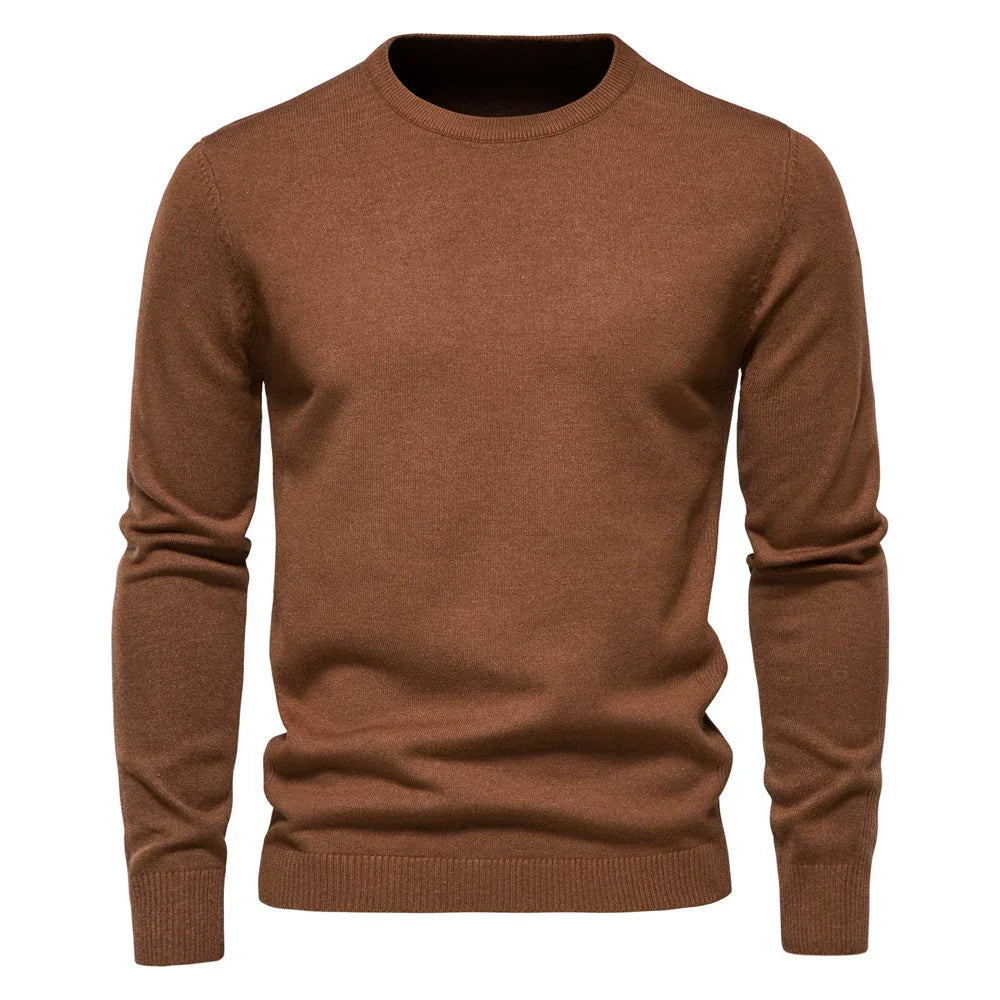 Men’s Knit Long Sleeve Jumper | Cold Weather Elegance
