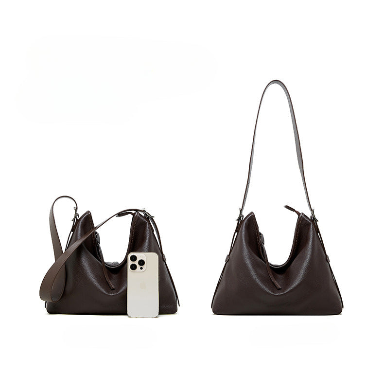 Women's Retro Genuine Leather Shoulder Bag | Effortless Elegance