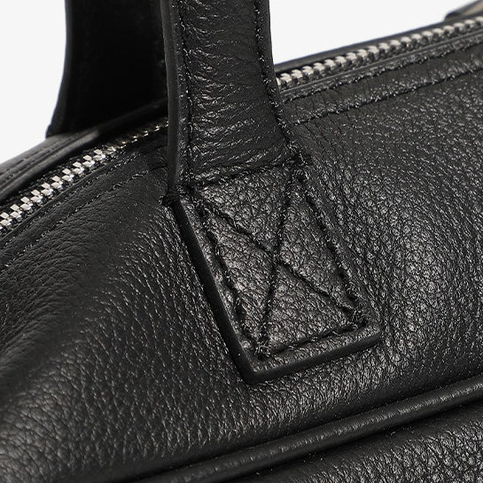 Women’s Genuine Pebbled Leather Shoulder Handbag | Effortless Everyday Elegance