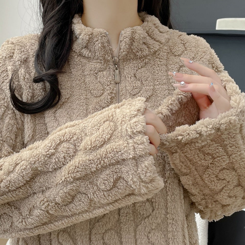 Sophie | Plush Cable-Knit Lounge Set | Warmth Meets Pure Comfort