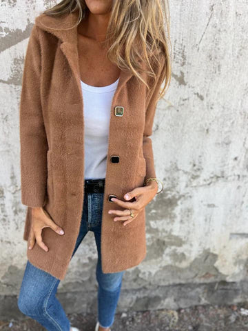 Soft Textured Coat | Effortless Day-to-Evening Refined Modern Elegance
