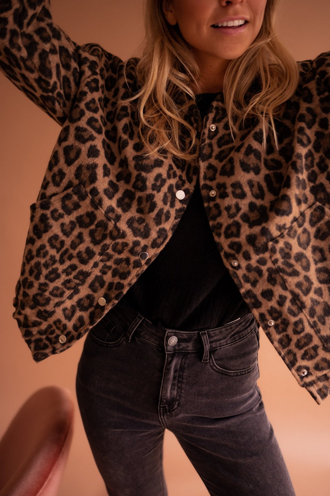 Trendy Autumn Leopard Print Jacket | Lightweight Effortless Chic