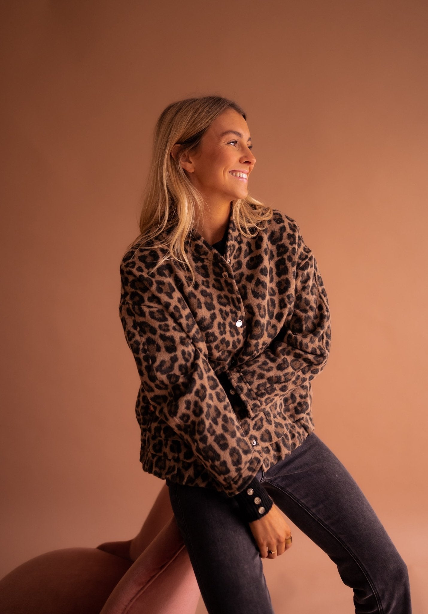 Trendy Autumn Leopard Print Jacket | Lightweight Effortless Chic