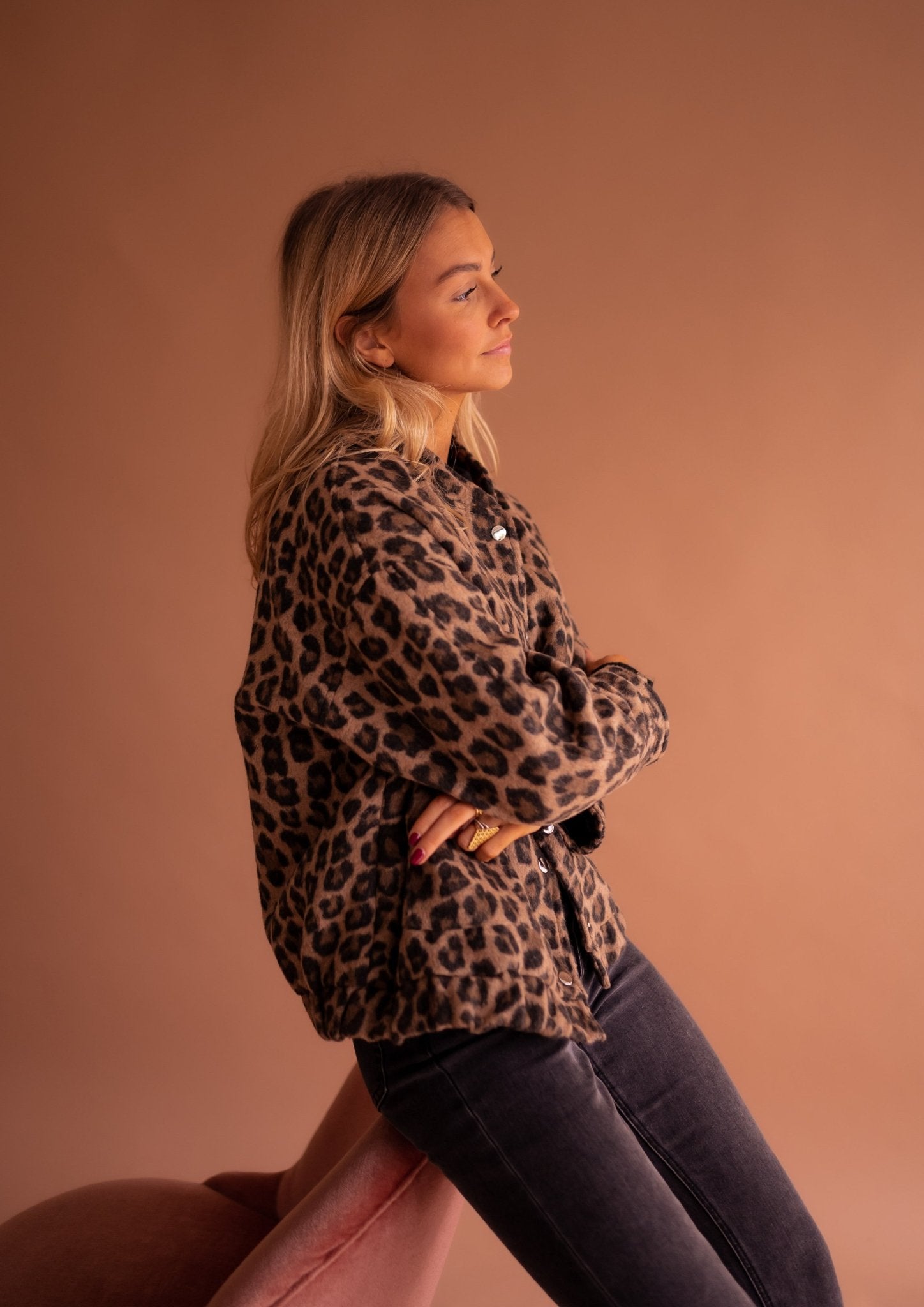 Trendy Autumn Leopard Print Jacket | Lightweight Effortless Chic