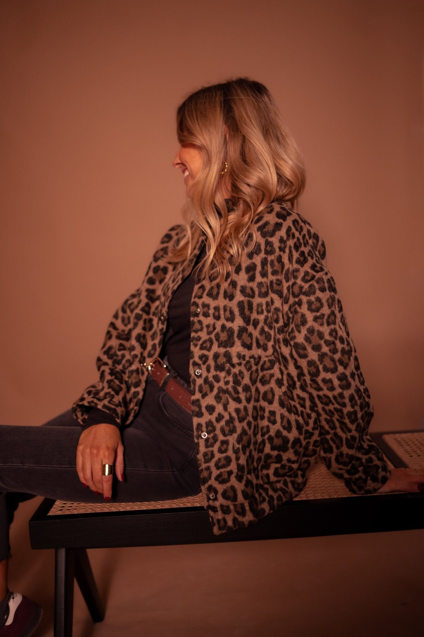 Trendy Autumn Leopard Print Jacket | Lightweight Effortless Chic
