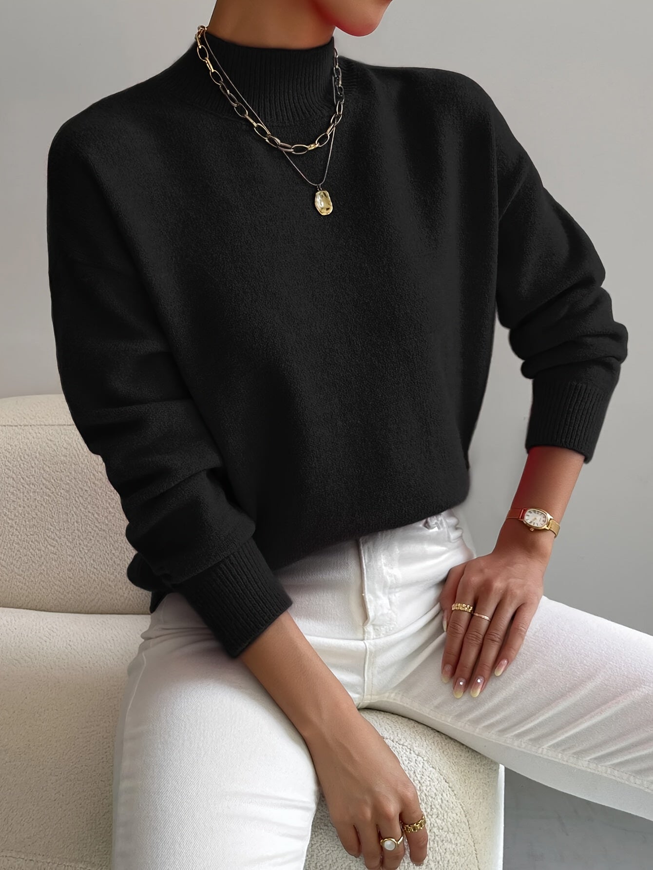 Elegant Turtleneck Sweater | Polished Winter Warmth