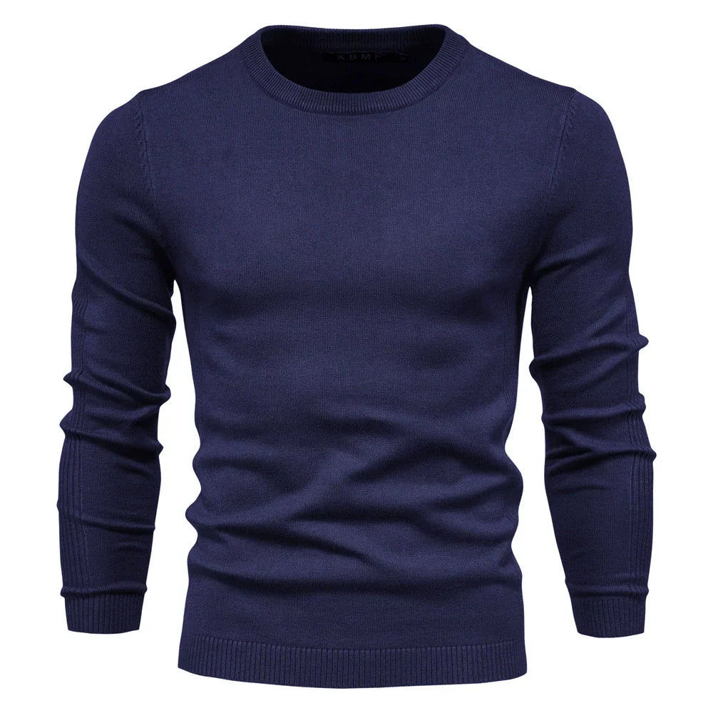 Men’s Knit Long Sleeve Jumper | Cold Weather Elegance