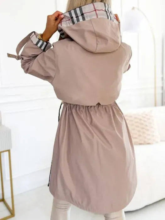 Waterproof Windproof Zip Coat | Tailored Fit and Quiet Everyday Elegance
