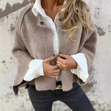 Women’s Flared Sleeve Jacket | Effortless Autumn Sophistication