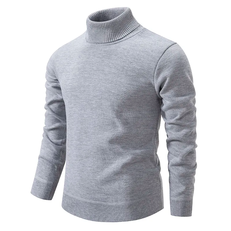 Men's Knit Turtleneck Jumper | Effortless Roll Neck Sophistication