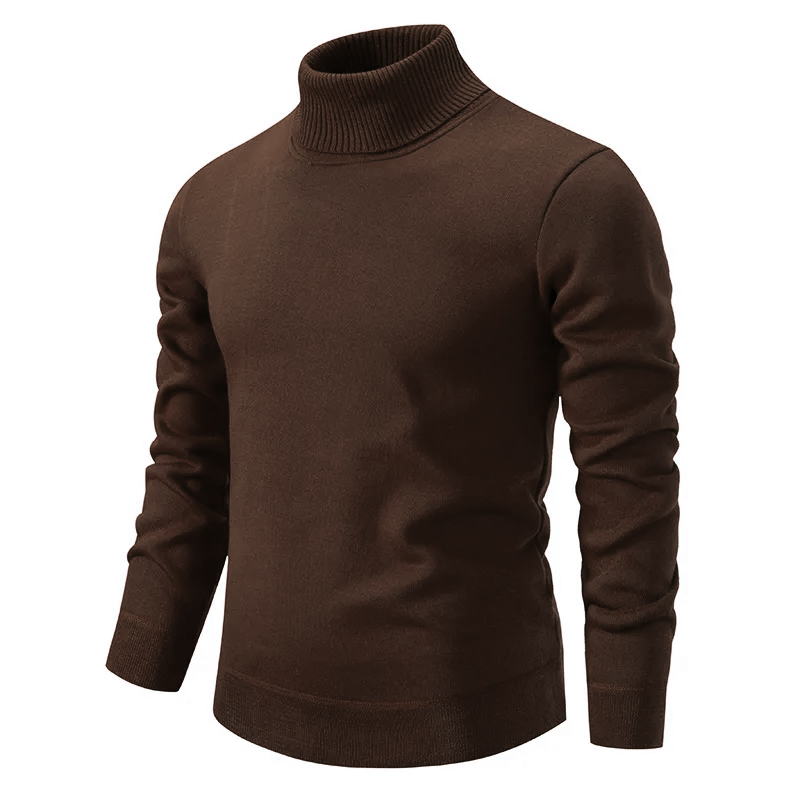 Men's Knit Turtleneck Jumper | Effortless Roll Neck Sophistication