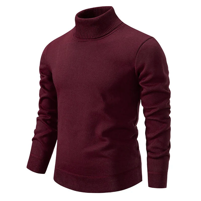 Men's Knit Turtleneck Jumper | Effortless Roll Neck Sophistication