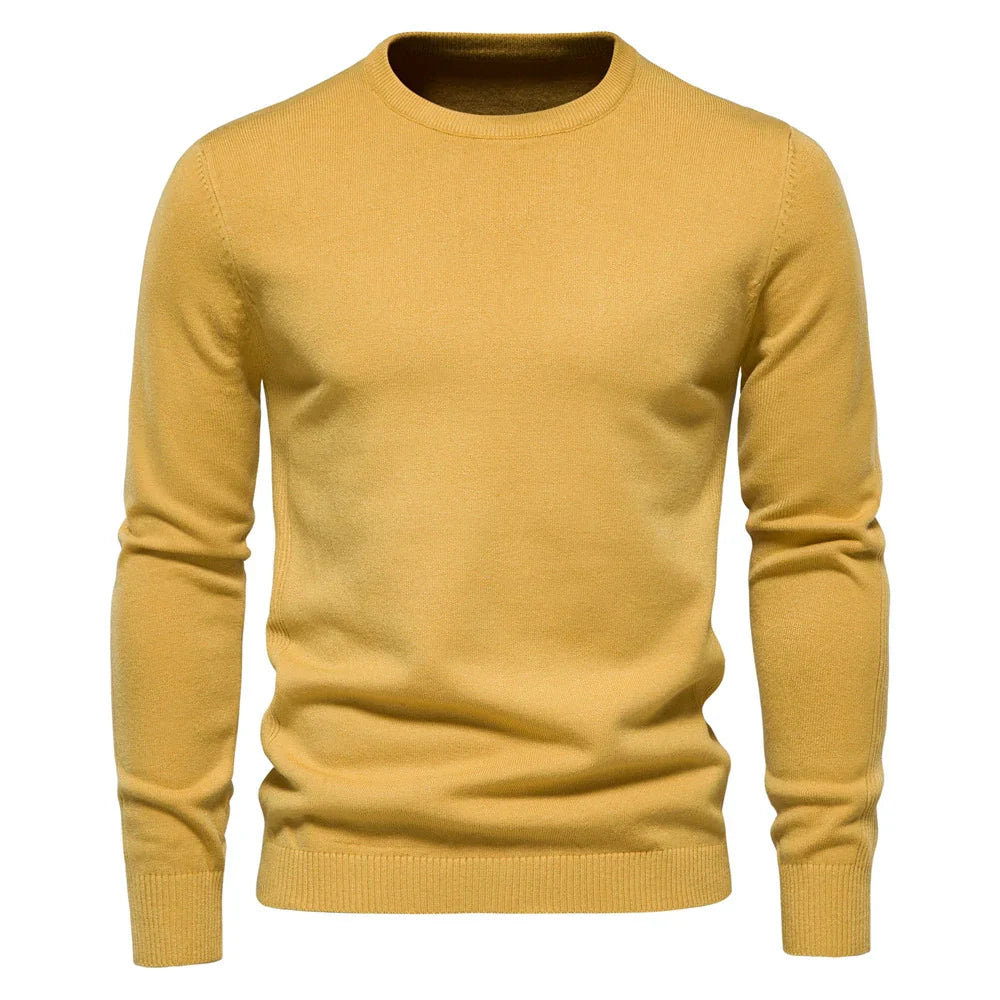 Men’s Knit Long Sleeve Jumper | Cold Weather Elegance